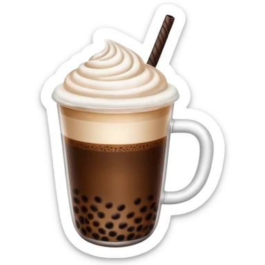 make a cup of coffee like this 🧋 sticker