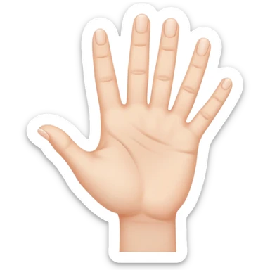 L sign language  sticker