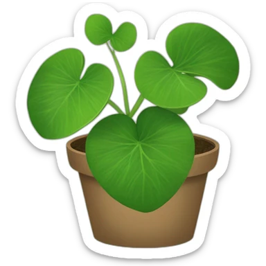 pilea sticker
