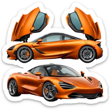 McLaren 720S best view  sticker