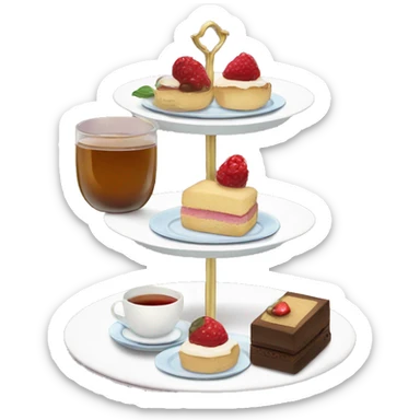 Afternoon tea sticker