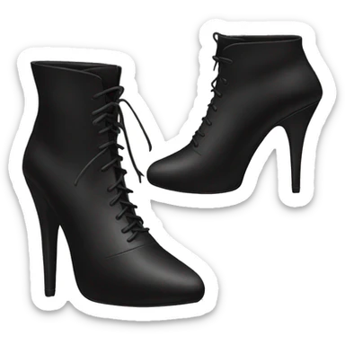 Black Stiletto Boots sticker