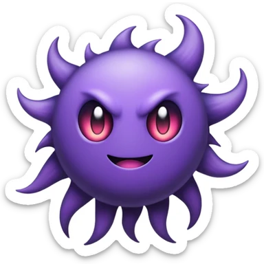Gastly sticker