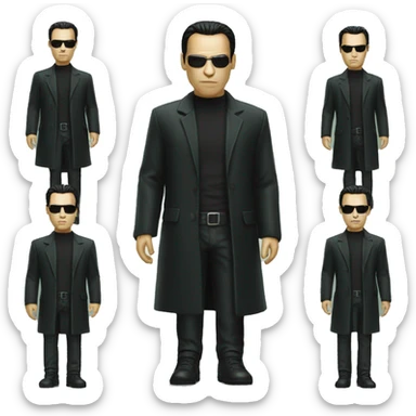 the matrix man sticker