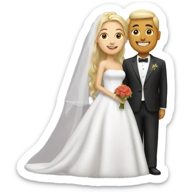 wedding sticker