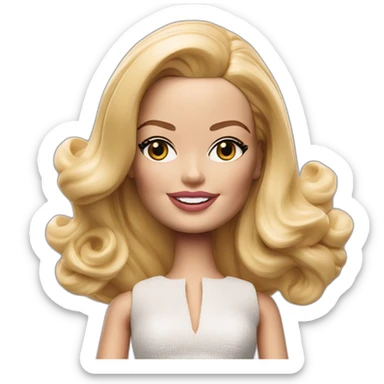 Margot Robbie barbie sticker