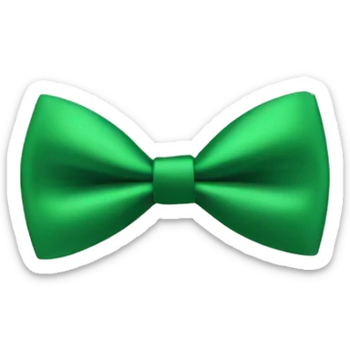 GREEN BOW TIE  sticker