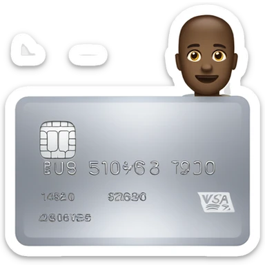 credit card amex sticker
