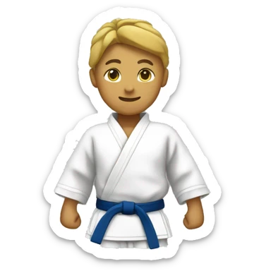Judo kimono  sticker