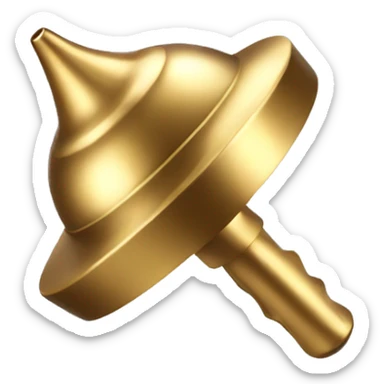 metallic spin top  sticker