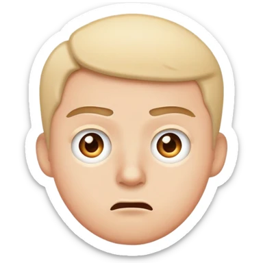 Annoyed funny sticker