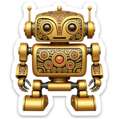 Aztec Robot  sticker