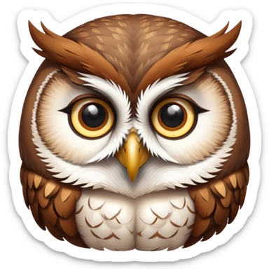 Animal: Búho hembra (símbolo de sabiduría y conocimiento)
 sticker