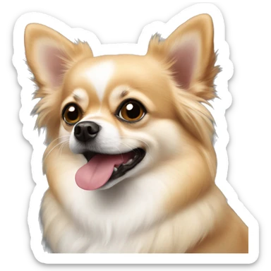 pomeranian chihuahua mix sticker