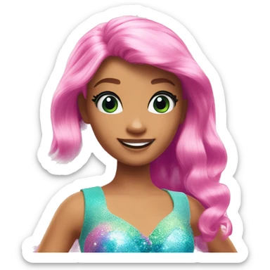 Bibble from Barbie fairytopia mermaidia  sticker