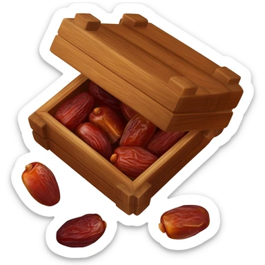 dates box sticker