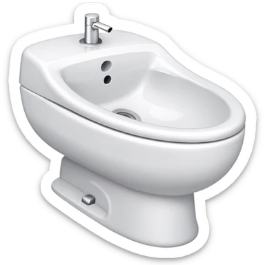 Bidet sticker