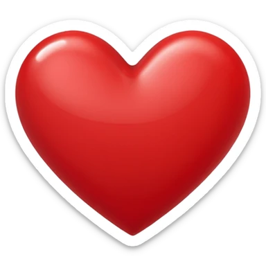 Heart letters sticker