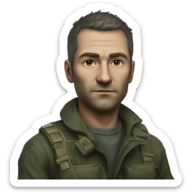 freedom from the game Stalker Shadow of Chernobyl sticker