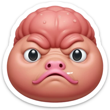 korean leader as a blobfish sticker