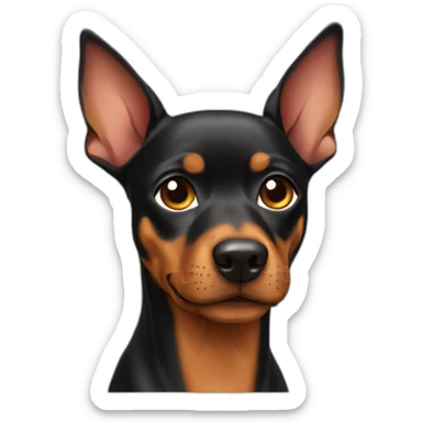Pinscher emojis sticker