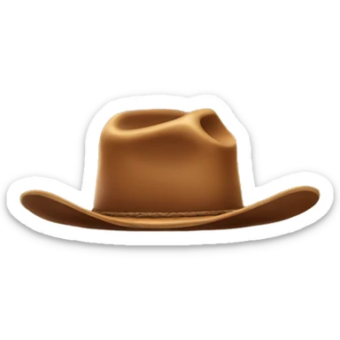 Cowboy hat sticker