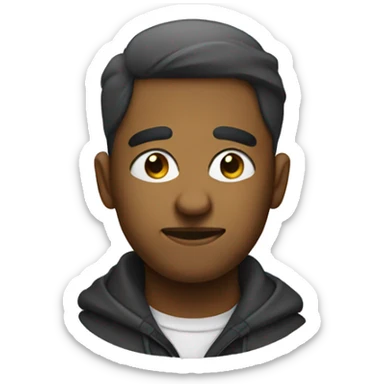 Blind Smirk Emoji sticker