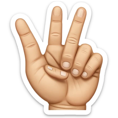 Angry middle finger sticker