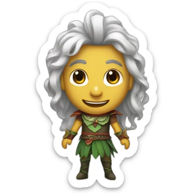 Duende alegre sticker