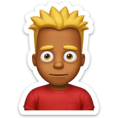 Bart Simpson sticker