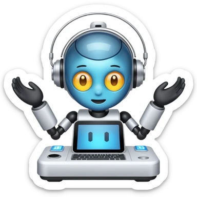 Naked blonde with both hands grabbing weiner sticker