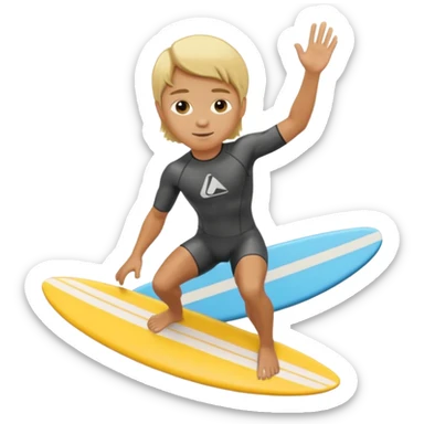 JJ Maybank surfing sticker