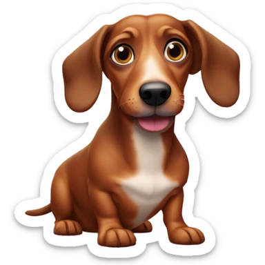 Sausage dog  sticker