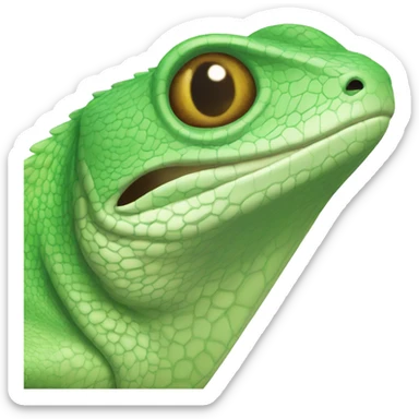 lagarto simpatico sticker