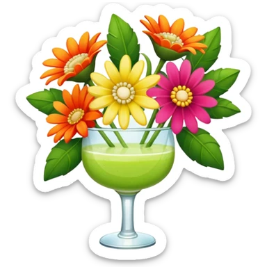 margarita bouquet flowers sticker