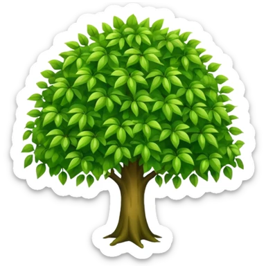 summer tree sticker