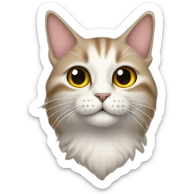 Led zeppelin cat sticker