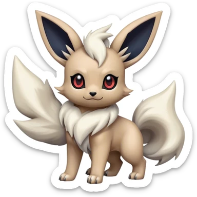 Cool Cute Kawaii Eevee-Absol-Zorua-Umbreon-Pokemon Full Body  sticker
