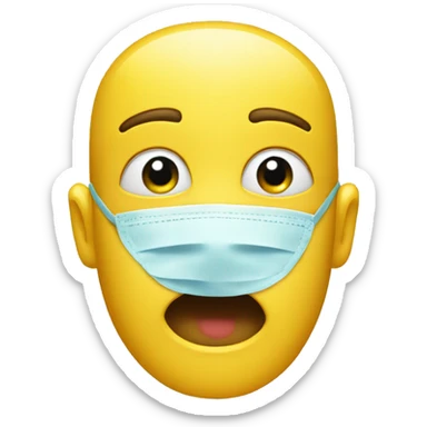 Yellow medical  seringe  sticker