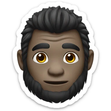 The combination of Adam and Gorilla sticker