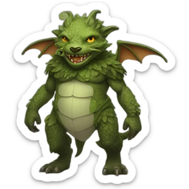Legendary fantasy creature sticker