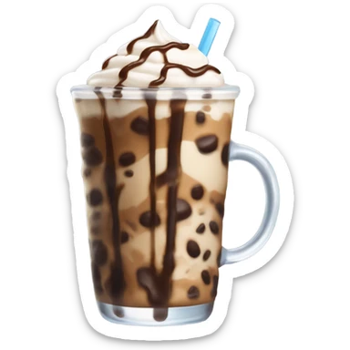Iced coffee sticker