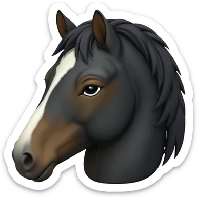 Pferd gute Nacht  sticker