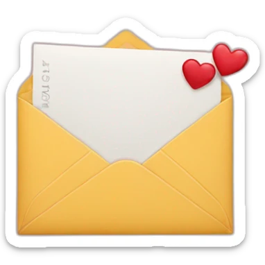 love envelope sticker