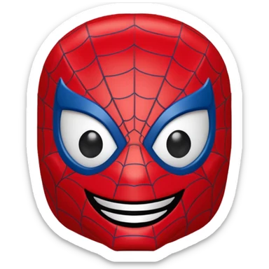 Spiderman Lego head sticker