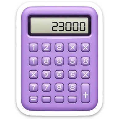 LILAC CALCULATOR sticker
