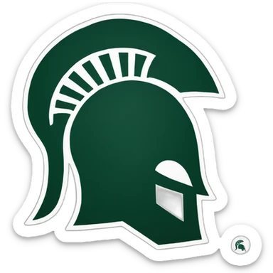 michigan state spartans logo sticker