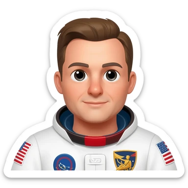 Neil Armstrong sticker