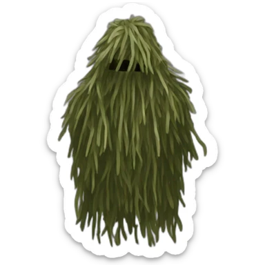 Ghillie clothes sticker