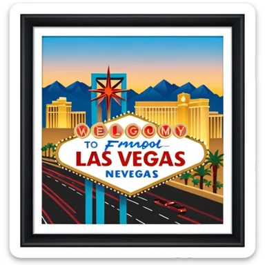 Las Vegas sticker